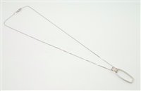 Necklace Lorenza Gioielli Woman Collana Fantasia in White Gold Zirconia CL285021 - CL285021